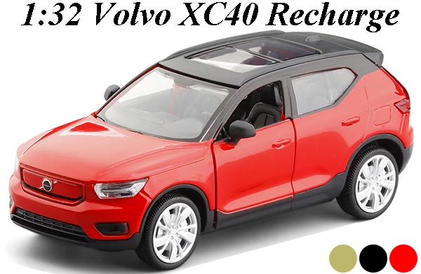 1:32 Scale Volvo XC40 Recharge SUV Diecast Toy