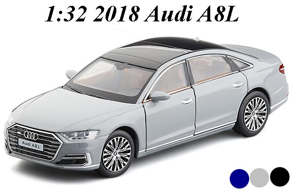 1:32 Scale 2018 Audi A8L Diecast Car Toy